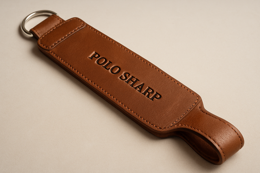 classic leather strop, essential for a sharp edge every time.

Key Features:
BRAND NAME: POLO SHARP
Premium leather

Loop handle for control