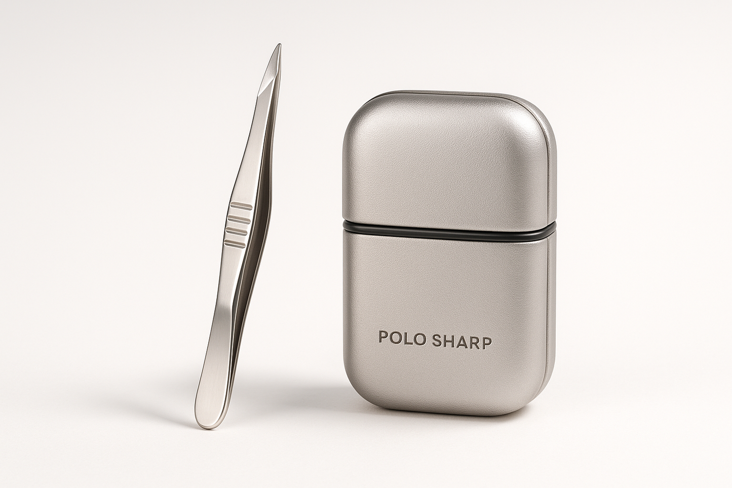 Travel Mini Tweezer with Case
Compact tweezer for travel and on-the-go grooming.
- Stainless steel
- Mini size with protective case
- Slant tip design
- Perfect for handbags , Brand name is POLO SHARP