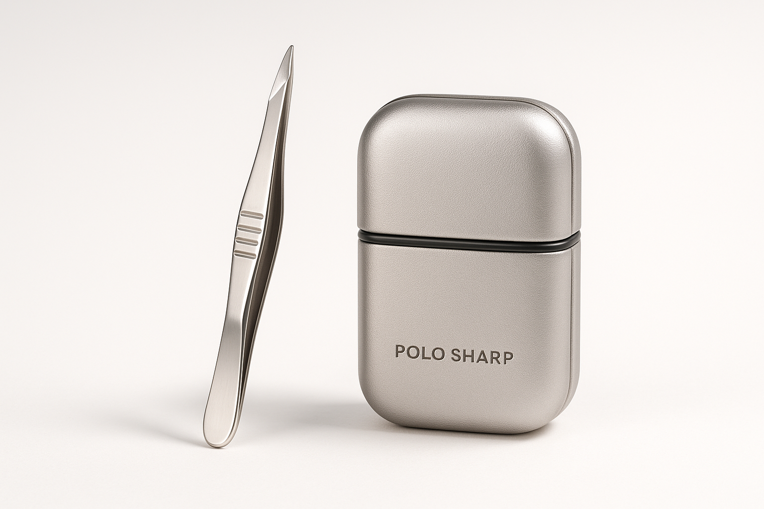 Travel Mini Tweezer with Case
Compact tweezer for travel and on-the-go grooming.
- Stainless steel
- Mini size with protective case
- Slant tip design
- Perfect for handbags , Brand name is POLO SHARP