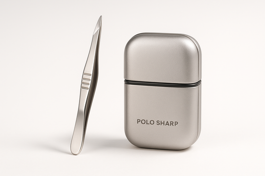 Travel Mini Tweezer with Case
Compact tweezer for travel and on-the-go grooming.
- Stainless steel
- Mini size with protective case
- Slant tip design
- Perfect for handbags , Brand name is POLO SHARP